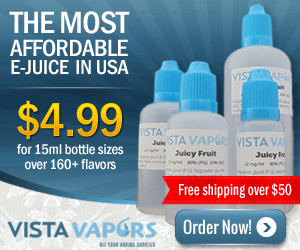 VistaVapors - Only $4.99 - 120+ Flavors