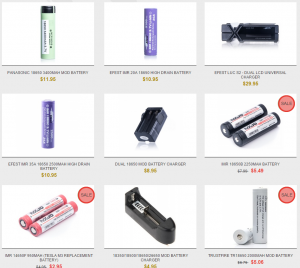 Batteries and chargers