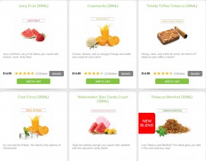 Vaporfi's Flavor Menu