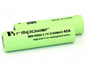 Brillipower 40a 3100 MAh 18650s